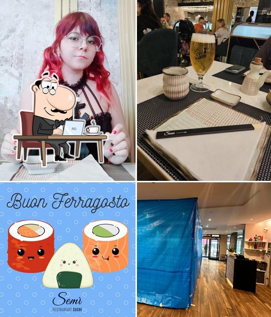 Dai un'occhiata agli interni di Semì restaurant Sushi Jesi
