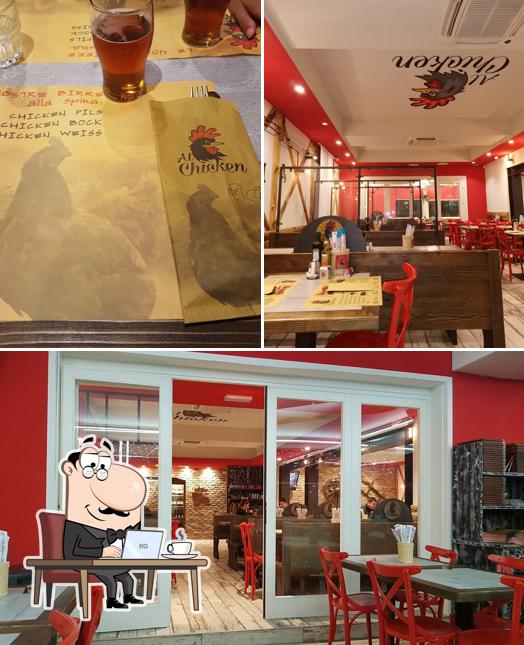 Gli interni di Al Chicken