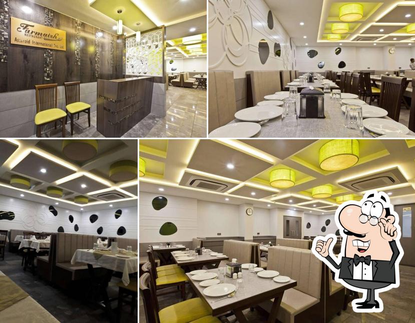 The interior of Farmaish Restaurant