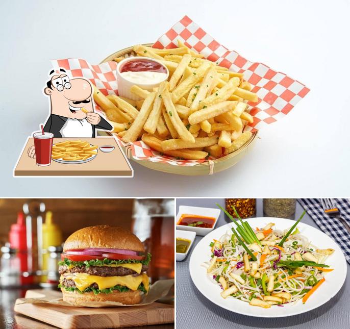 French fries at Cafe Midtown Madness