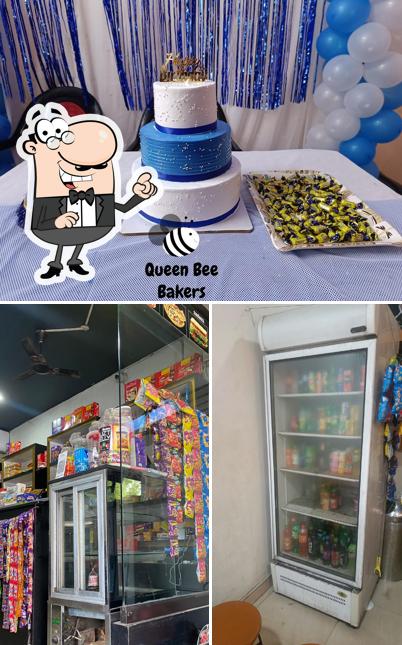 The interior of Queen bee bakery & cafe