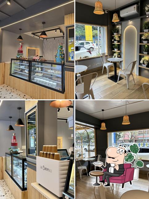 The interior of Vanillaa Bakery and Cafe