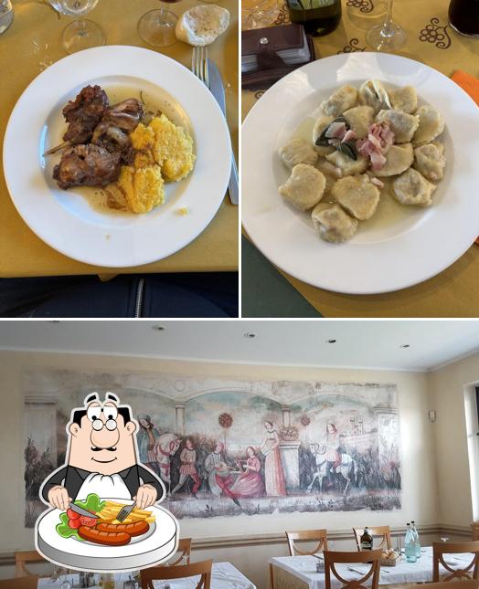 Tra le diverse cose da Ristorante Cà di Pale si possono trovare la cibo e interni