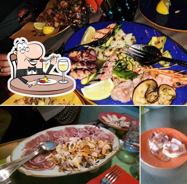 Platti al Trattoria Al Bivio