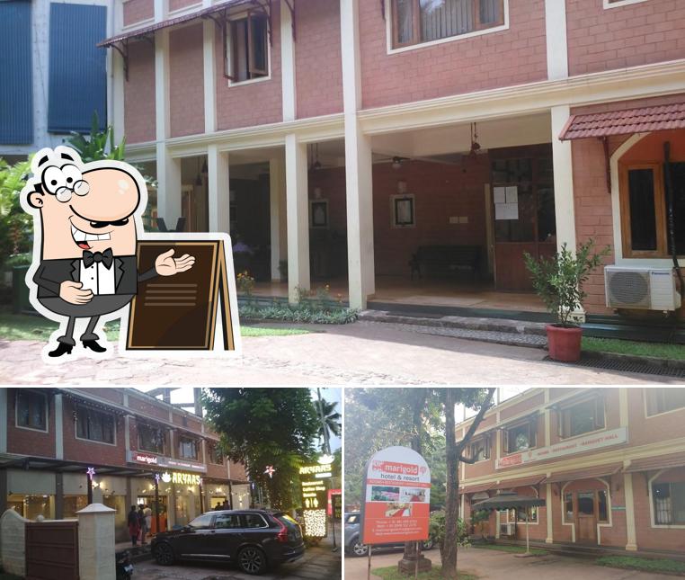 The exterior of Marigold Hotel & Resort