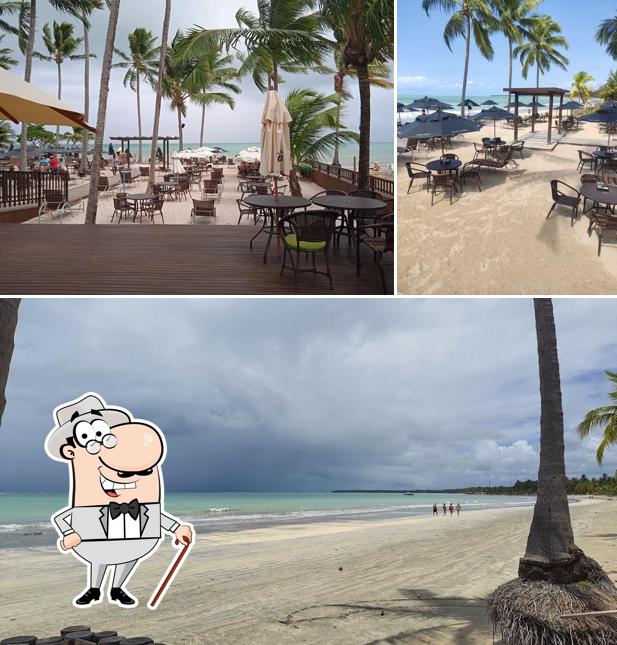 O exterior do Corais Gunga Beach Club