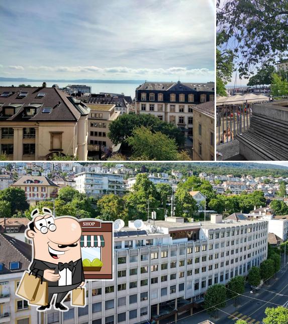 Goditi la vista dagli esterni di Neuchâtel City Hôtel