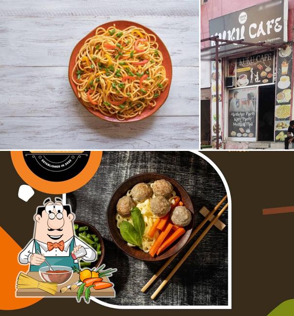 Spaghetti bolognese at kuku cafe