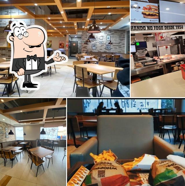 Veja imagens do interior do Burger King