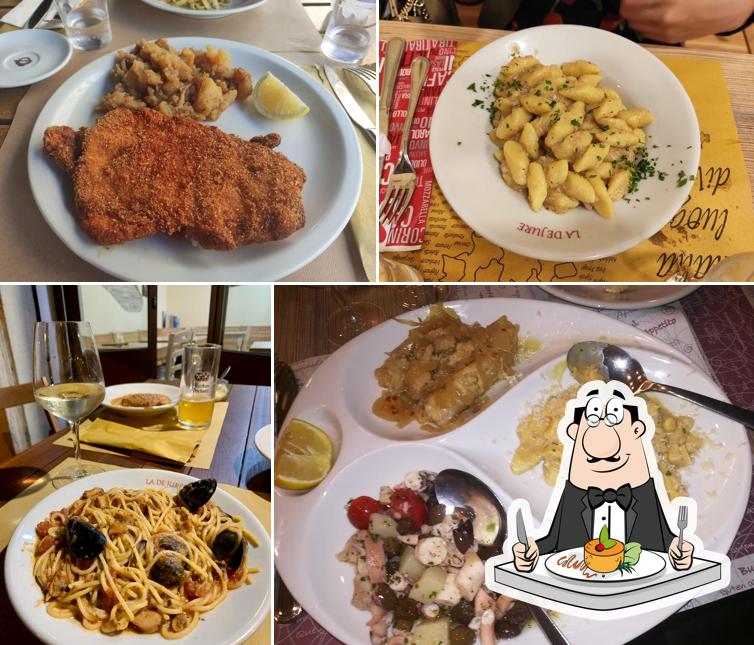 Platti al Osteria La De Jure