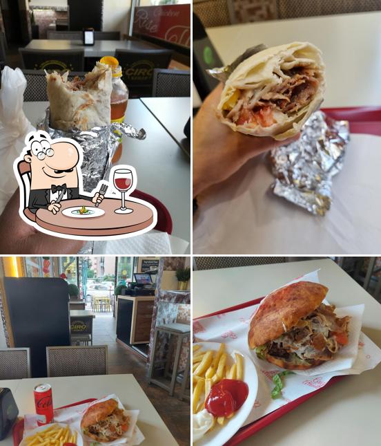 Panino con maiale stirato al Ciro Kebab