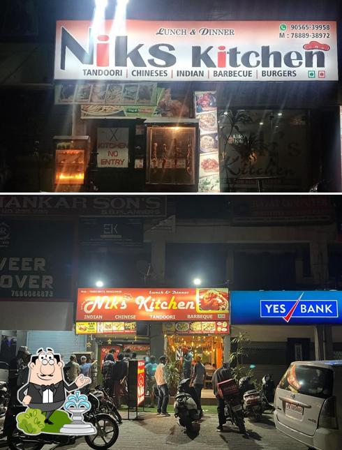 The exterior of Niks Kitchen