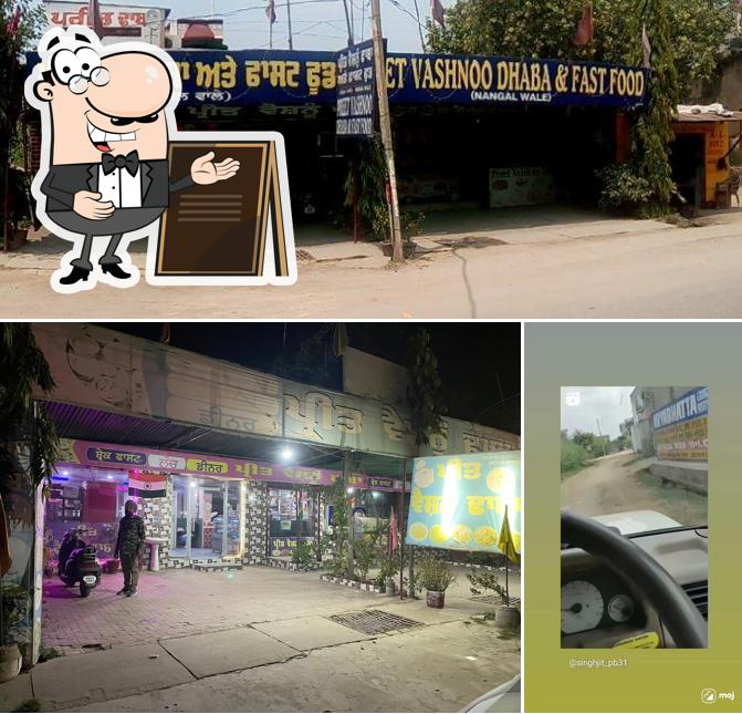 The exterior of Preet Dhaba & Fast Food