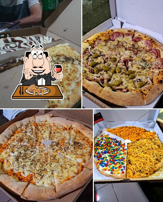 No Dom Gusta Pizzaria, você pode pedir pizza