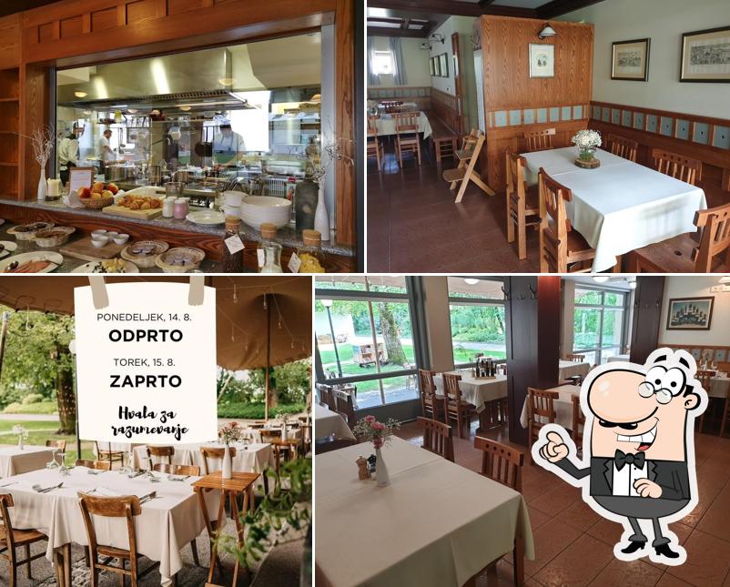 Dai un'occhiata agli interni di Dvor Jezersek Brnik