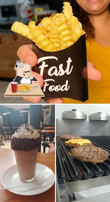 Batata frita em Franco Burger