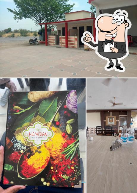 The interior of Kundan Dhaba