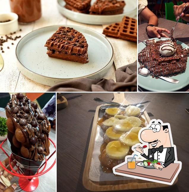 Food at Waffee House Thrissur