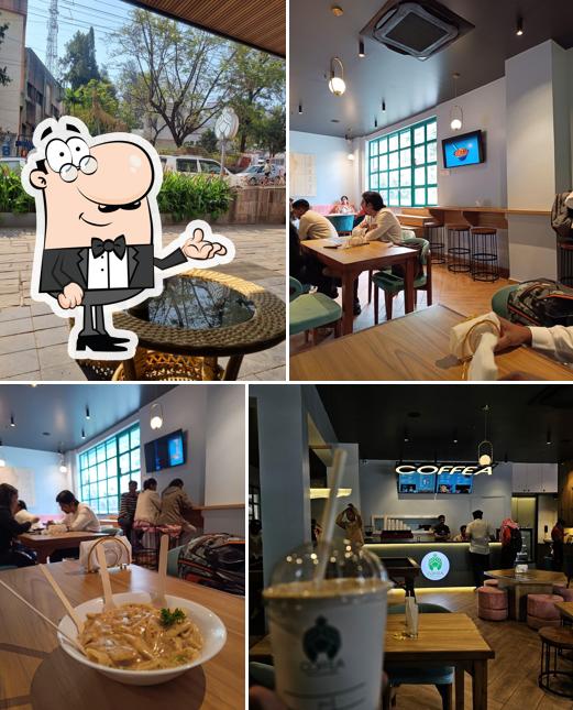 The interior of Coffea Satara