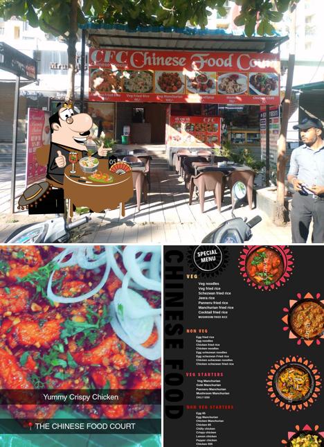 This is the photo depicting food and interior at CFC - Chinese Food Court