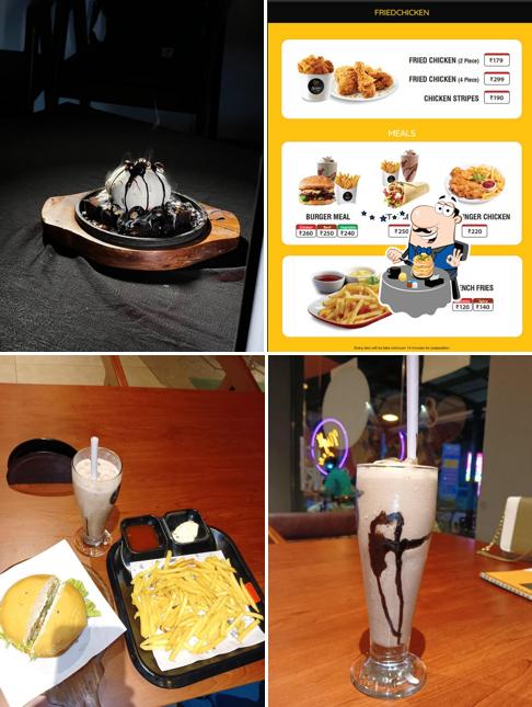 Food at Burger Paradise Iritty