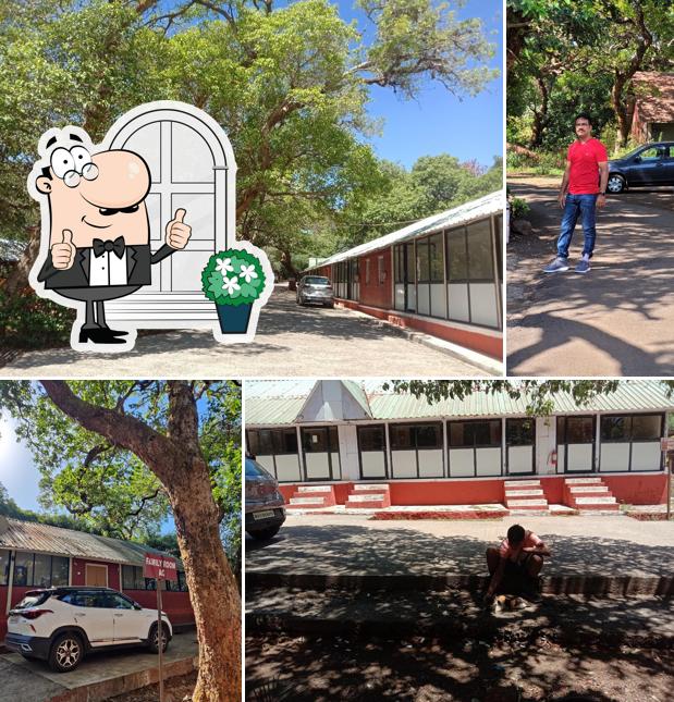 Enjoy the view outside MTDC Resort Canteen Mahabaleshwar