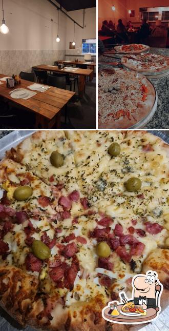 Consiga diferentes variedades de pizza