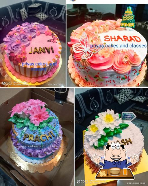 Food at Priya's cakes and classes