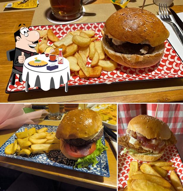 Ordina un hamburger a Il Cantinone