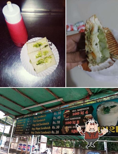 Food at Buddy's Vadapav & Sandwich ( Lunsikui )
