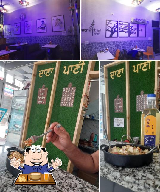 The restaurant's food and interior