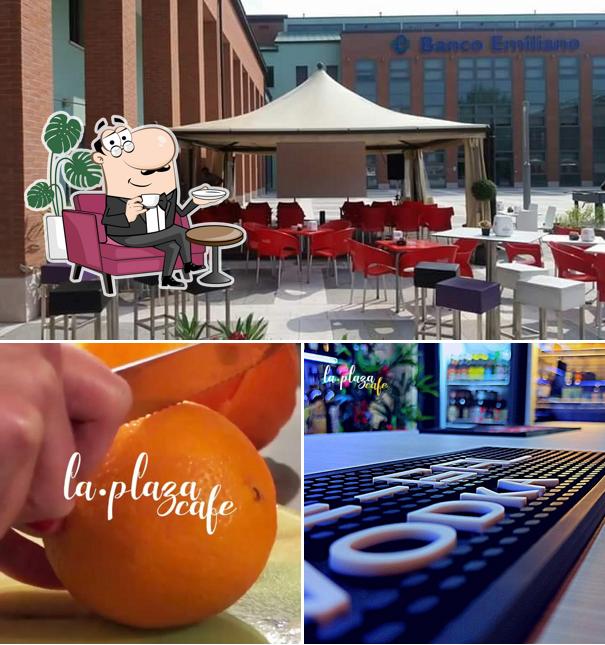 Dai un'occhiata agli interni di La Plaza Cafè