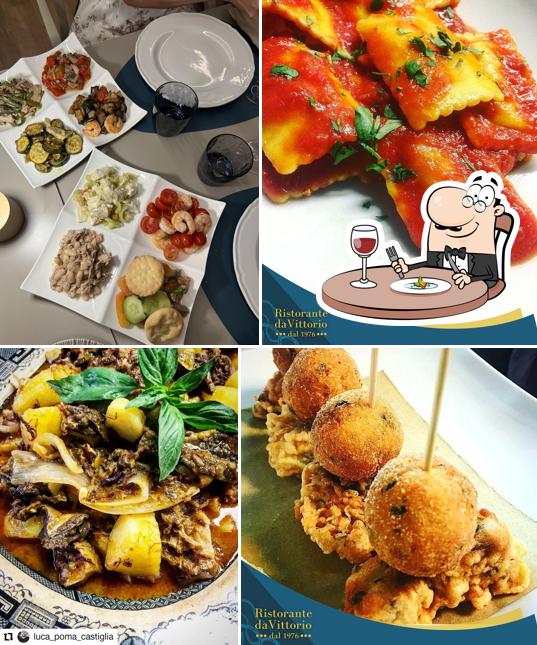 Cibo al Ristorante Da Vittorio