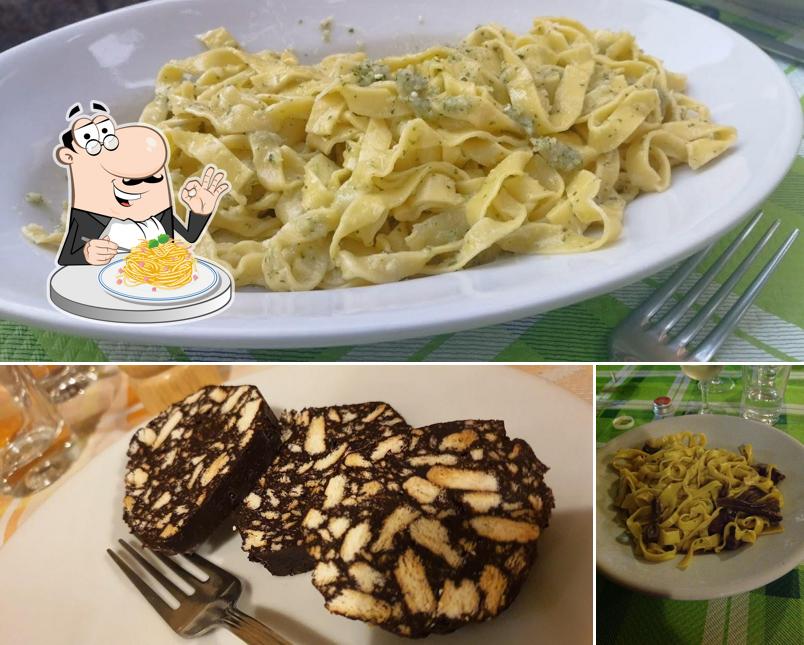Spaghetti alla carbonara al Osteria San Pietro