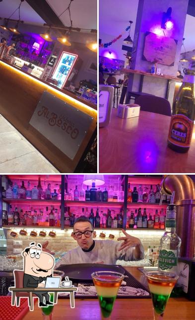 Gli interni di “ AL BOSCO” Snack & Cocktail BAR