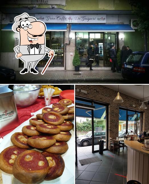 La foto della esterno e cibo di Gran Caffè De Gasperi