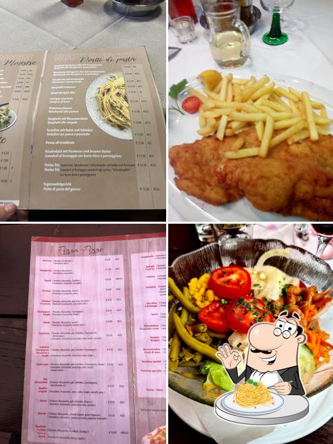 Spaghetti alla carbonara al Bar Pizzeria Restaurant Terminus