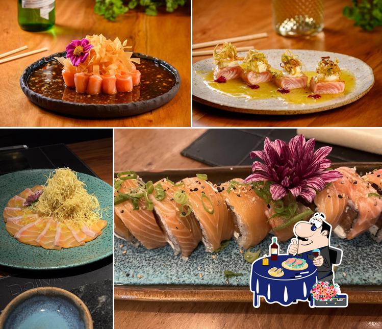 Sashimi em Doliva Sushi Mar e Bar