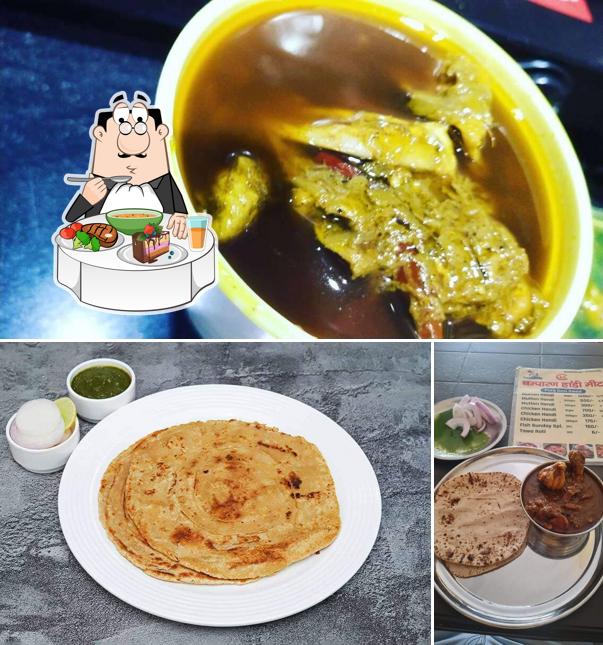 Hot and sour soup at Champaran Handi Meat