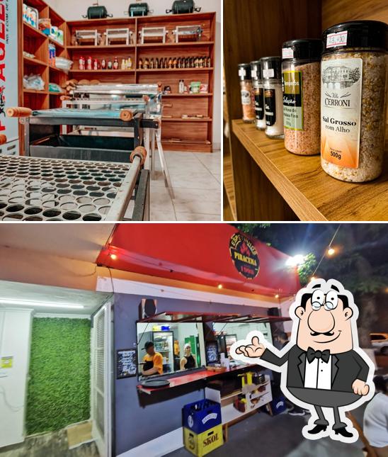 O interior do Espetinhos Piracema