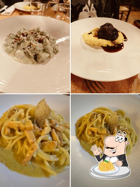 Spaghetti alla carbonara al Osteria del Posta