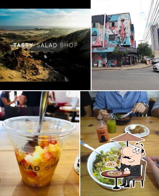 Veja imagens do exterior do Tasty Salad Shop