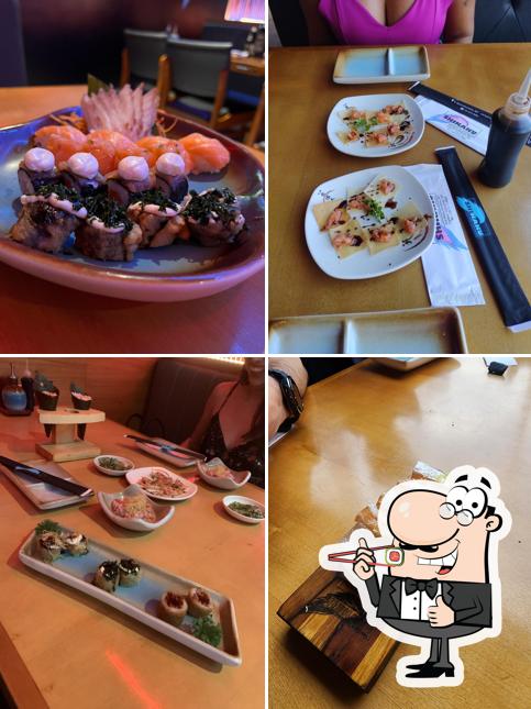 Rolos de sushi são oferecidos por Shikaku Campinas
