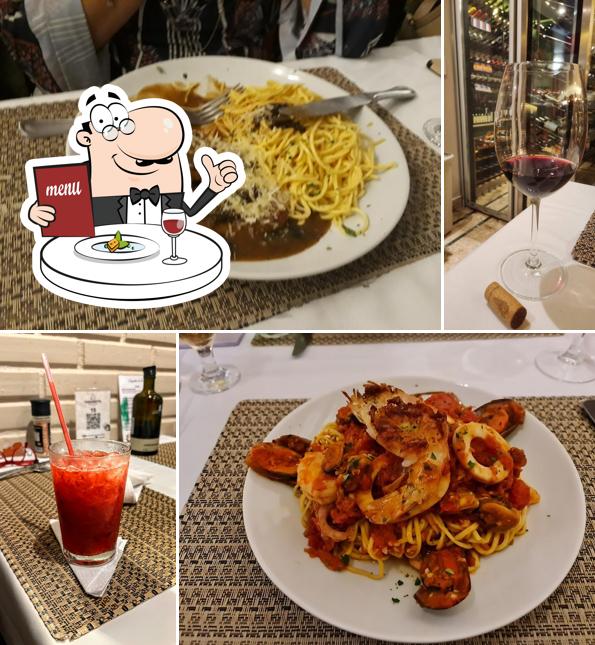 Platos en Casaretto Pasta & Vinho