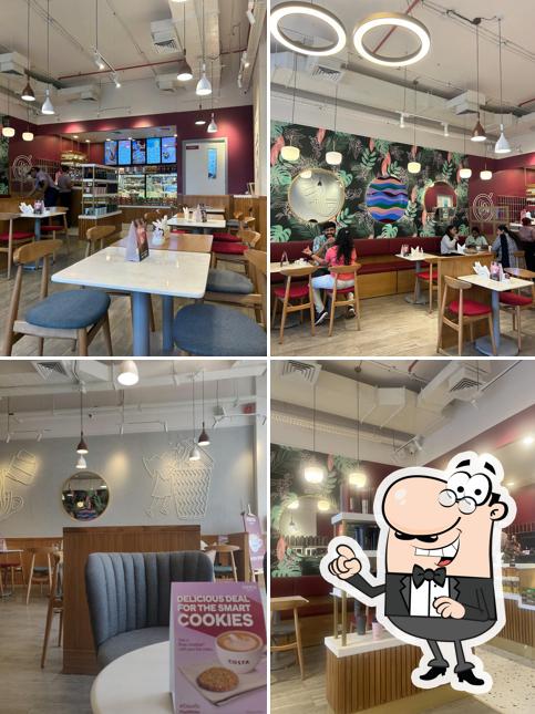 The interior of Costa coffee