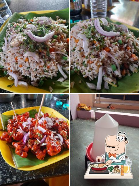Fried rice at Andhra Veg Mess