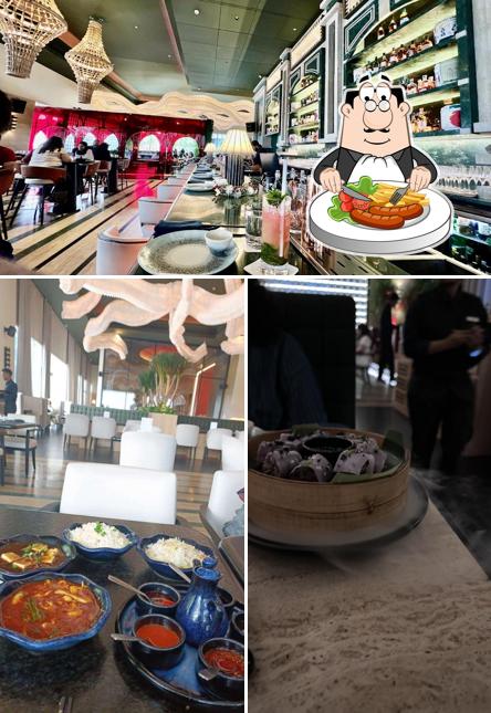 Among different things one can find food and interior at KOKO Hyderabad