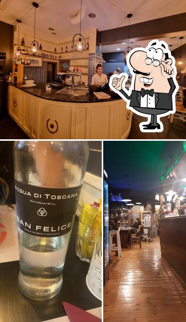 Guarda la immagine che presenta la interni e bevanda di Pizzeria Insieme - Gourmet anche Gluten Free