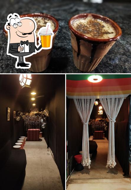 Enjoy a beverage at The Desi Thath Cafe & Restaurant