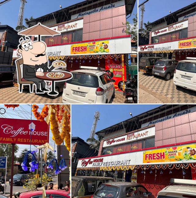 The exterior of Coffee House Family Restaurant